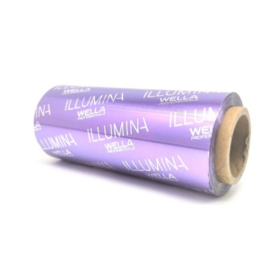 Disposable salon printing hairdressing foil aluminium foil roll or sheet 120mm 150mm