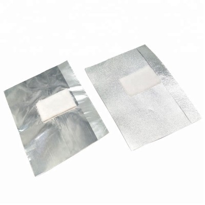 gel nail polish remover wrap aluminum foil sheets with embossed logo