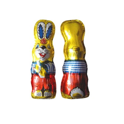 rabbit moulding chocolate packaging foil