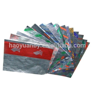 Chinese manufacturer pre-cut aluminium foil sheets for food packing